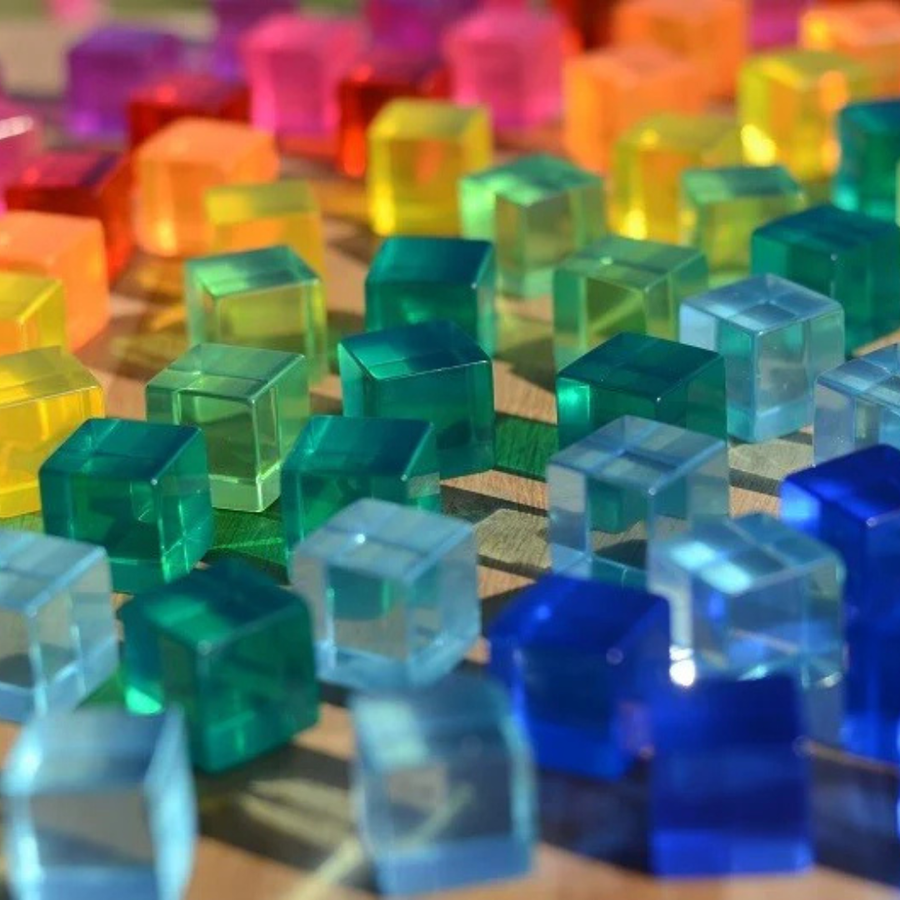 Bauspiel Lucent Cubes, Set of 100, photo 4 of 6