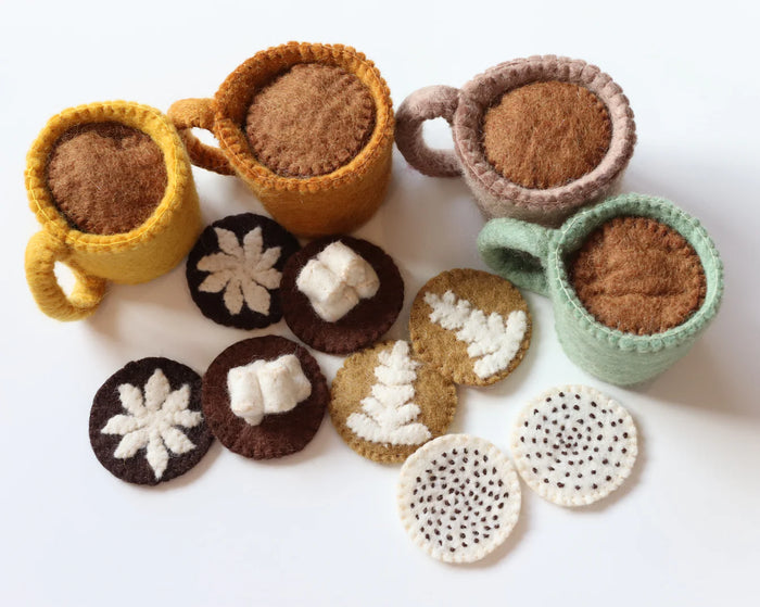 Hot Drinks Set, Set of 16 Pieces