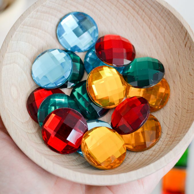 Bauspiel Giant Glittery Sparkling Stones, 10-Piece Set, photo 1 of 2