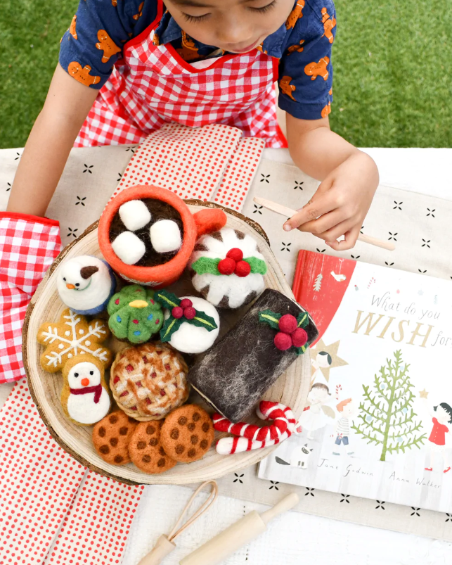 Felt Christmas Play Food Grazing Box, Set B