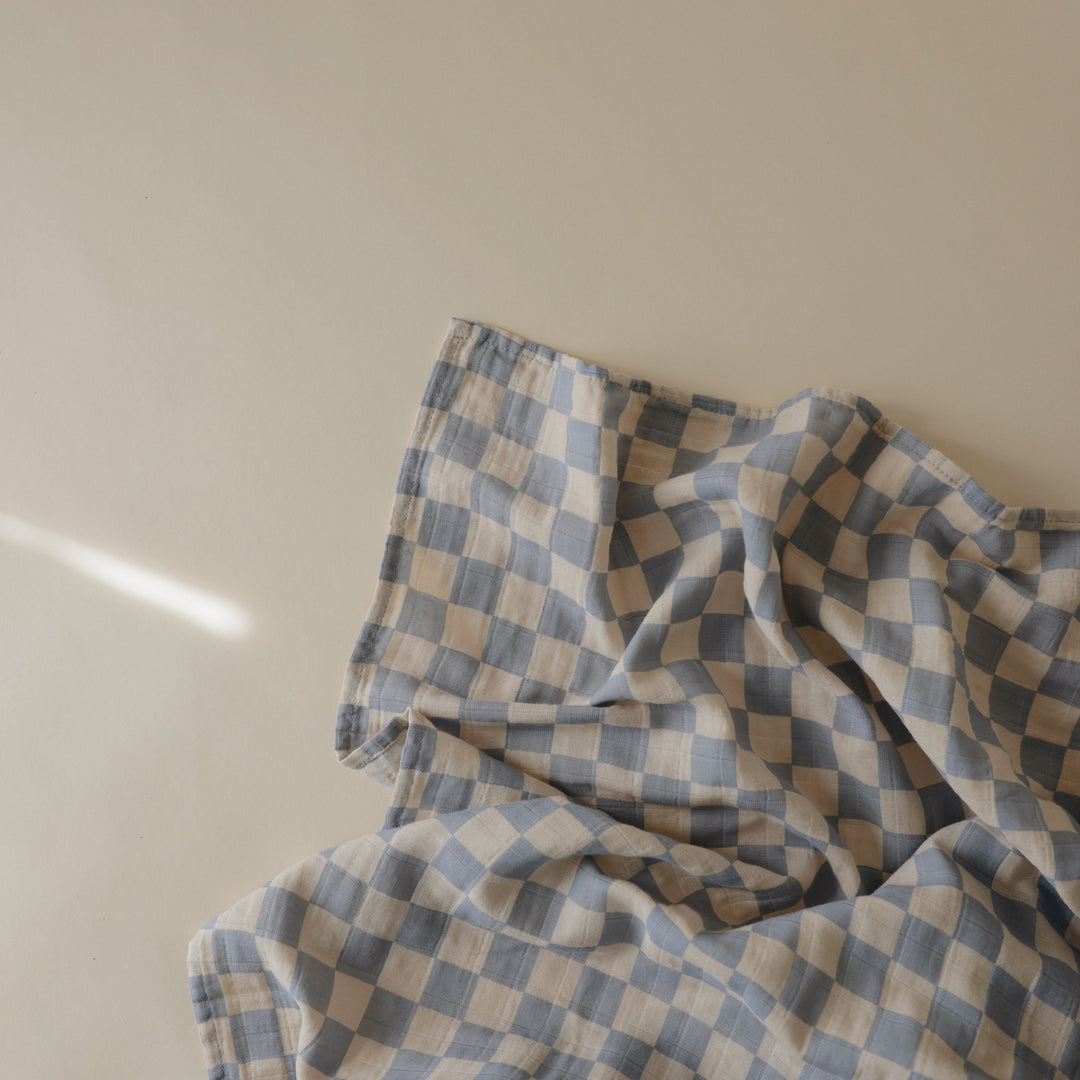 Organic Cotton Muslin Swaddle Blanket