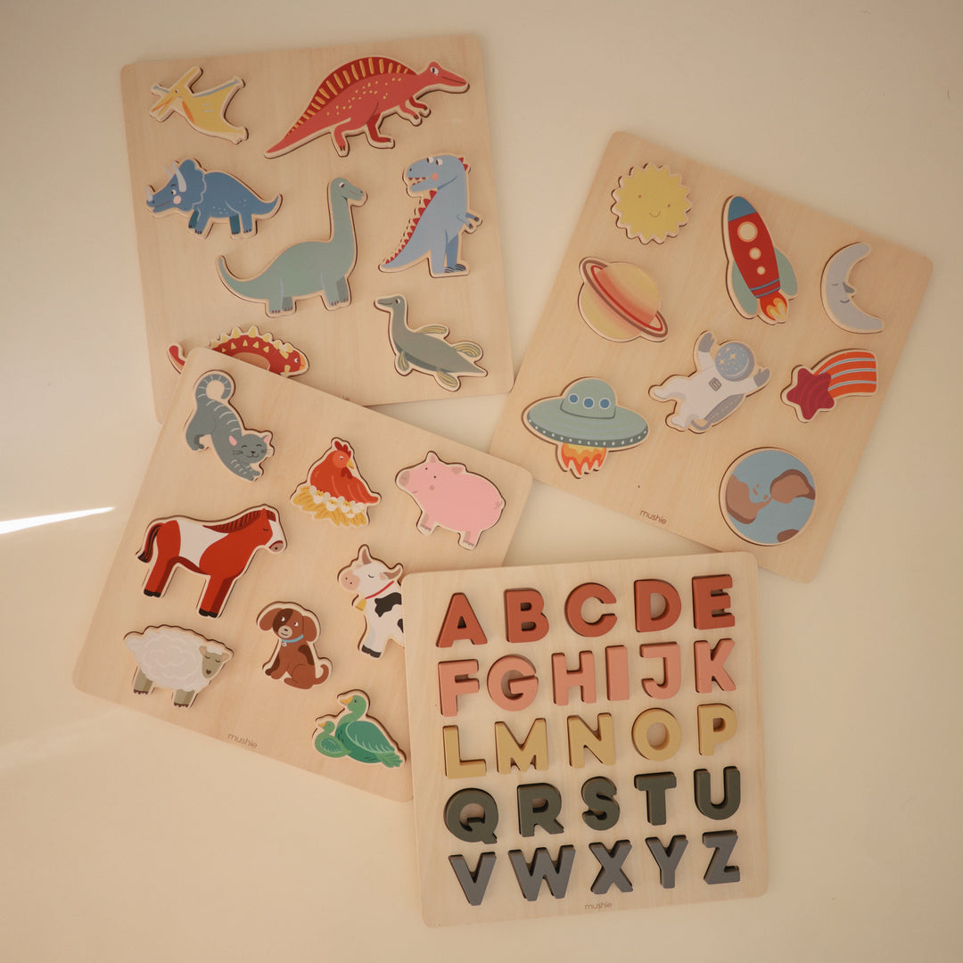 Wooden Space Puzzle