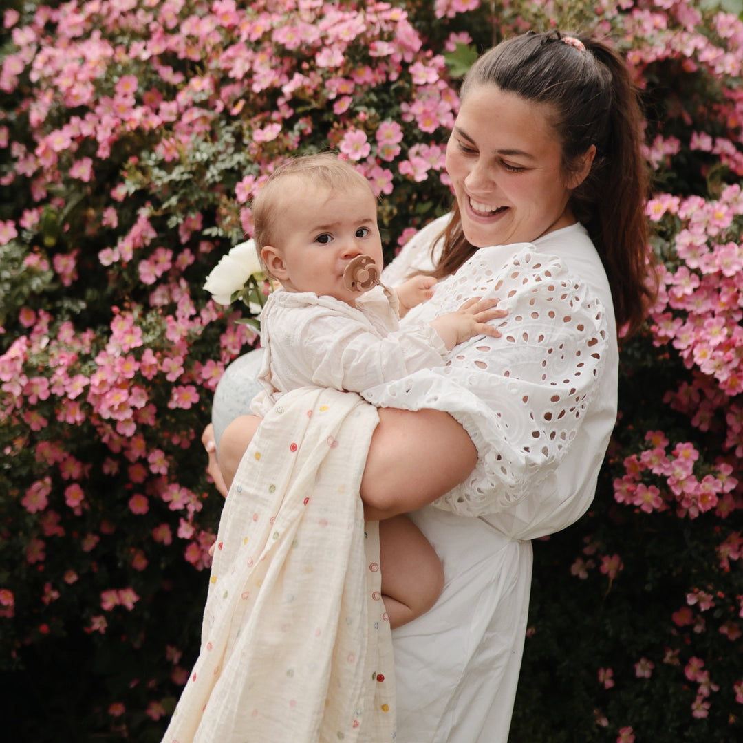 Organic Cotton Muslin Swaddle Blanket