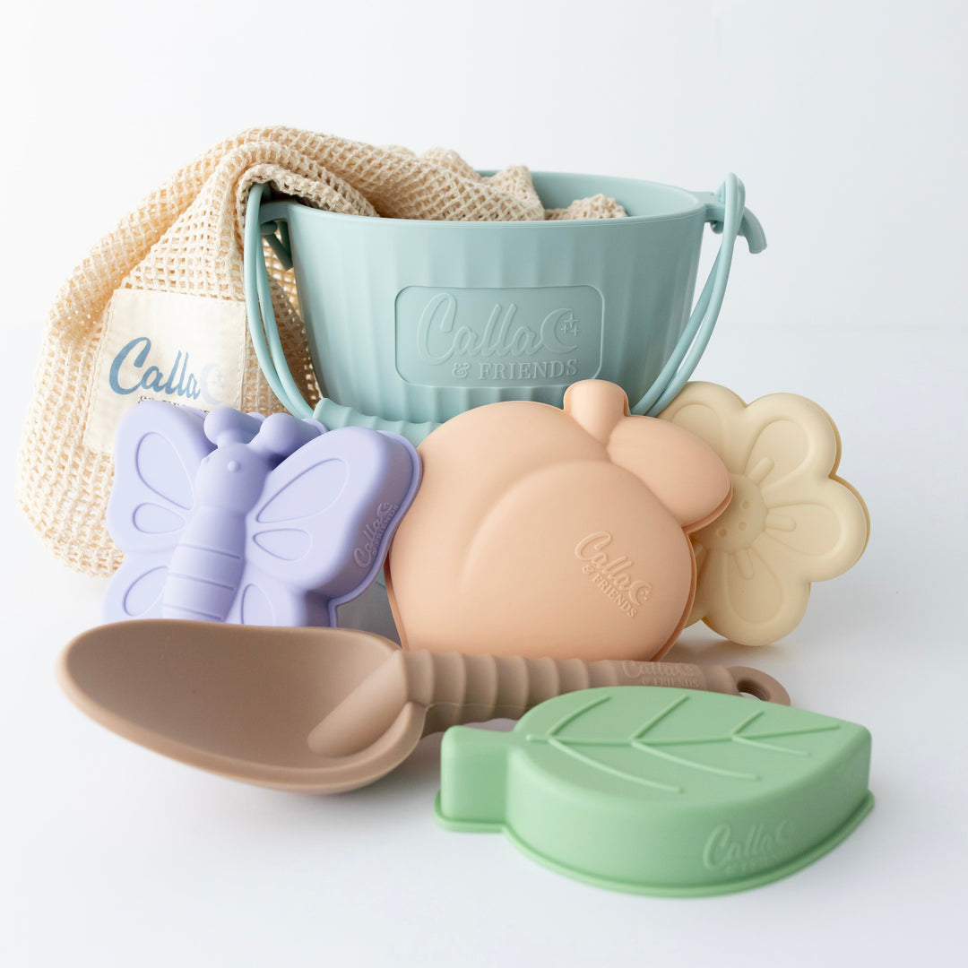 Peach Blossom Silicone Beach Toy Set