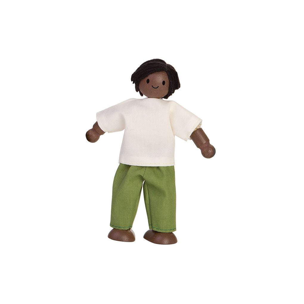 Plan Toys Dad Dollhouse Figure - Dark Skin Tone
