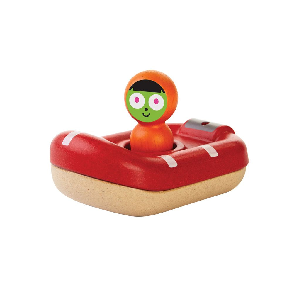Plan Toys Bathtub Explorers: Coast Guard Boat - PBS Kids Edition