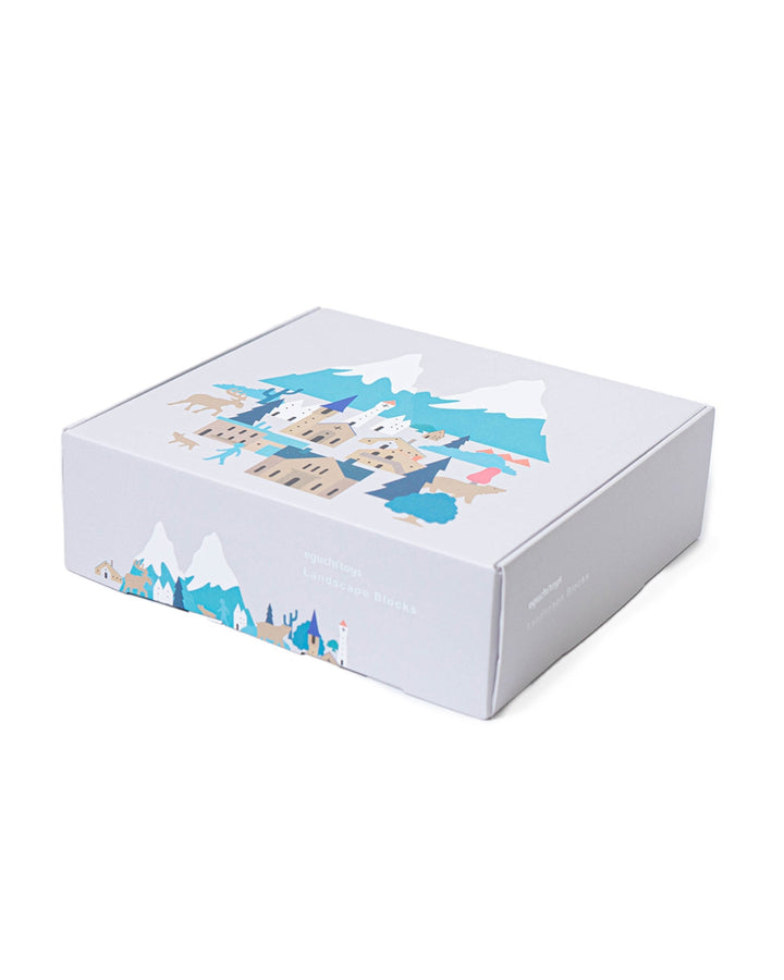 Eguchi Toys Landscape Blocks Puzzle, Medium