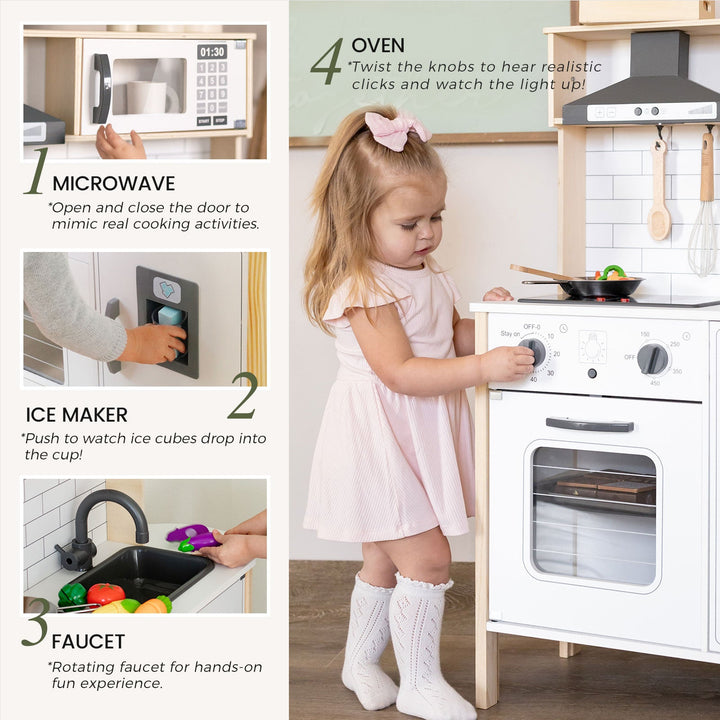 Tiny Land® Interactive Play Kitchen with Sounds &amp; Cookware