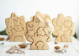Wooden Tree Puzzle with Squirrel, a natural wood puzzle by Tiny Fox Hole (view 2) · view 2