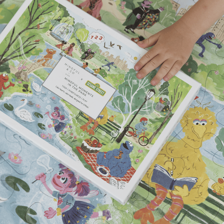 Mindful Moments with Sesame Street Floor Puzzle