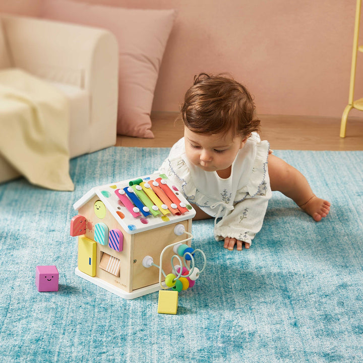 Tiny Land® Cottage Activity Cube - Rainbow
