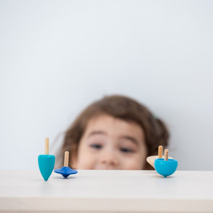 Plan Toys Mini Spinning Tops