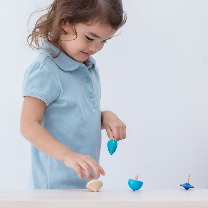 Plan Toys Mini Spinning Tops