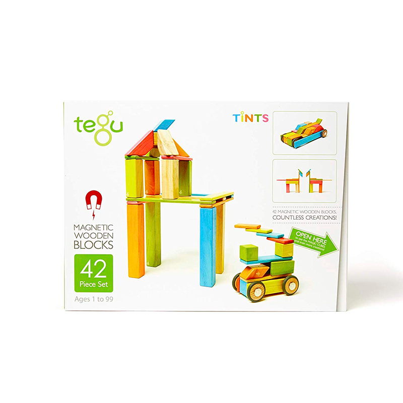 42-Piece Set <br>Magnetic Wooden Blocks <br>Tegu Classics