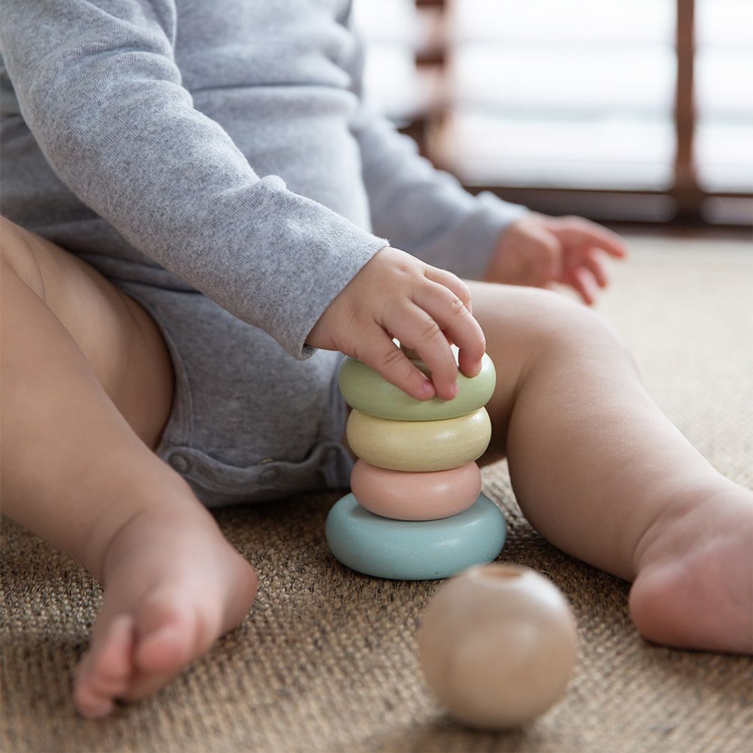 Plan Toys First Stacking Ring - Pastel