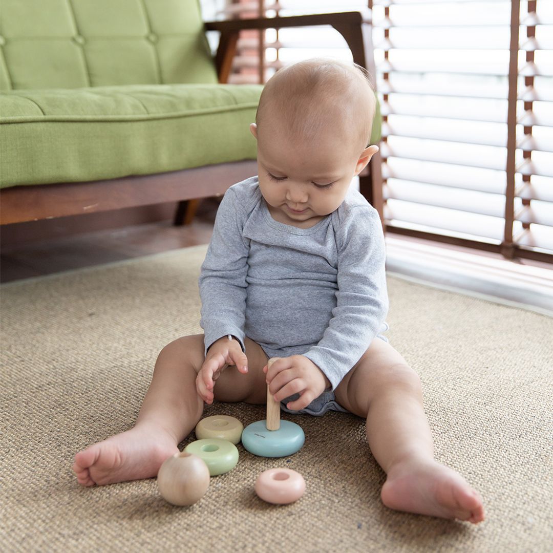 Plan Toys First Stacking Ring - Pastel