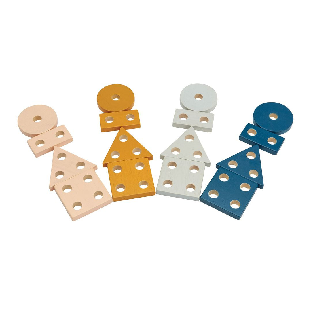 Plan Toys Geometric Sorting Board - Orchard