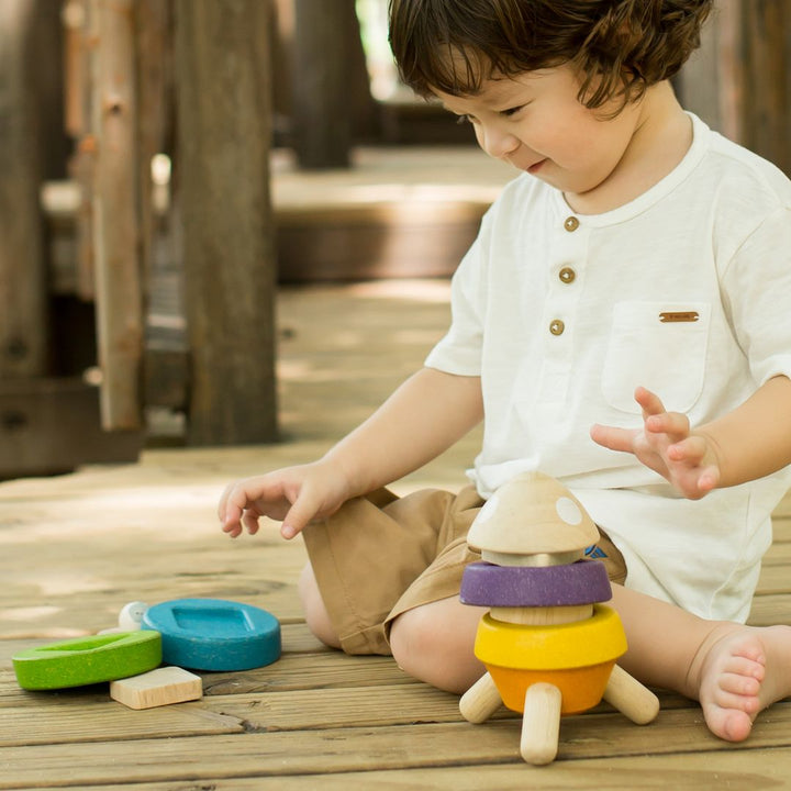 Plan Toys Stacking Rocket