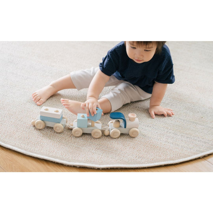Plan Toys Stacking Train Trio - Orchard