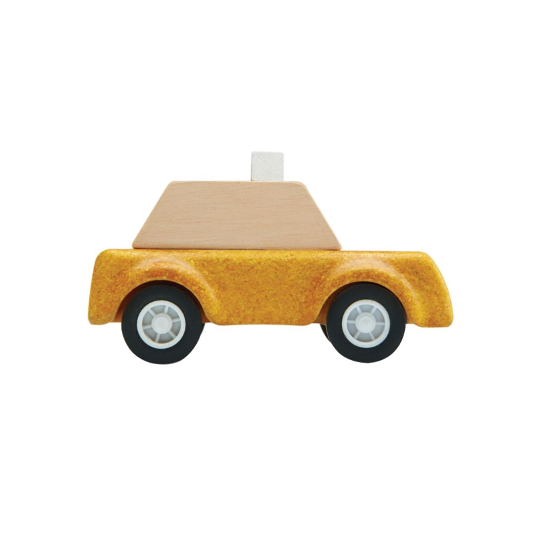 Plan Toys Yellow Taxicab
