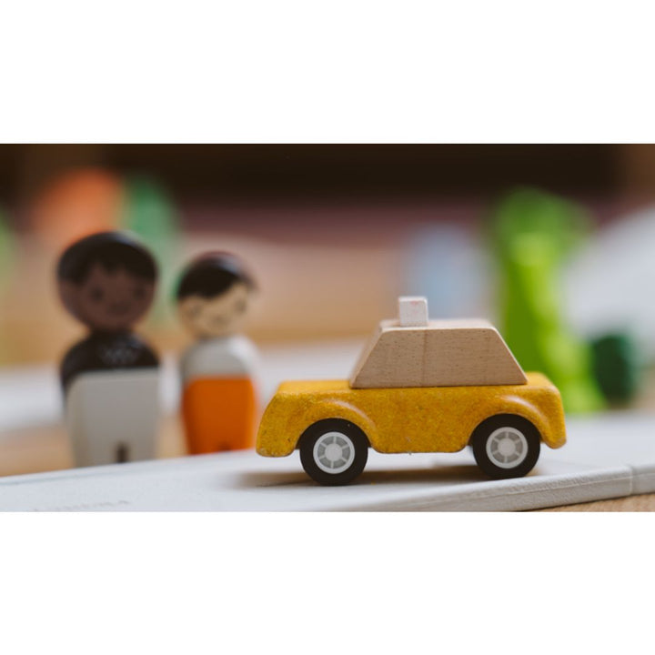 Plan Toys Yellow Taxicab