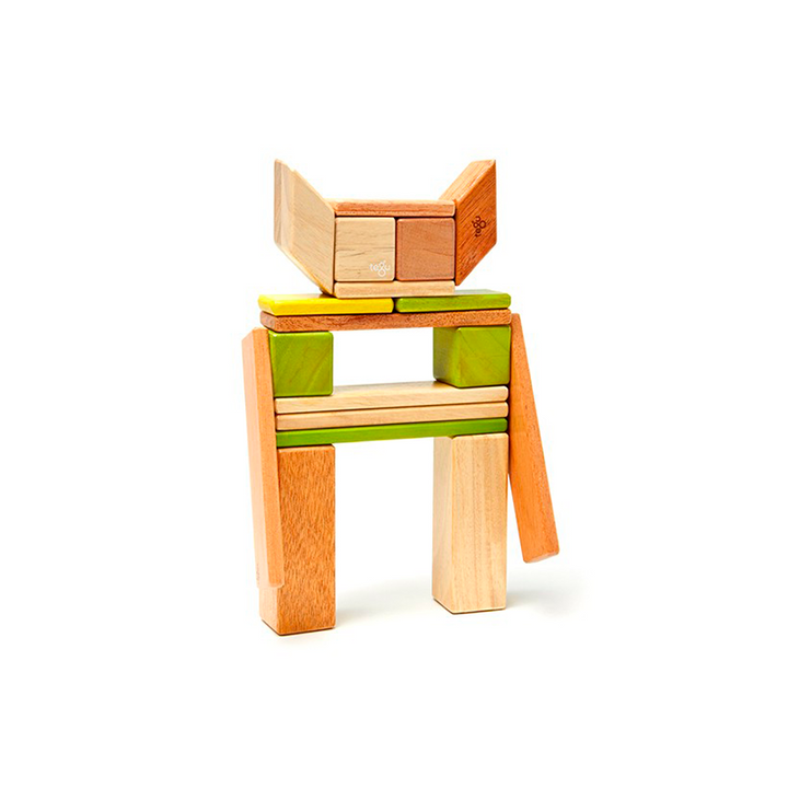 24-Piece Set <br>Magnetic Wooden Blocks <br>Tegu Classics