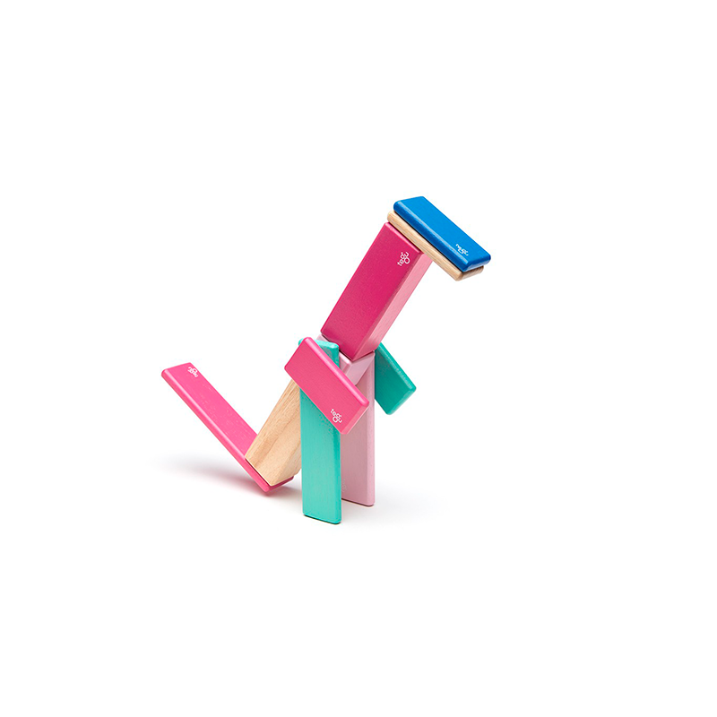 14-Piece Set Magnetic Wooden Blocks Tegu Classics