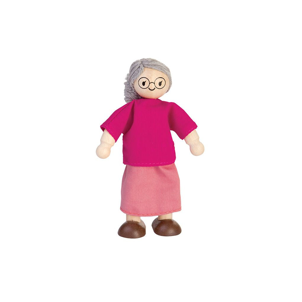 Plan Toys Grandmother Dollhouse Figure - Light Skin Tone