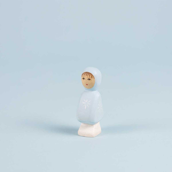 Atelier des Peupliers Wooden Farmer, Standing Baby