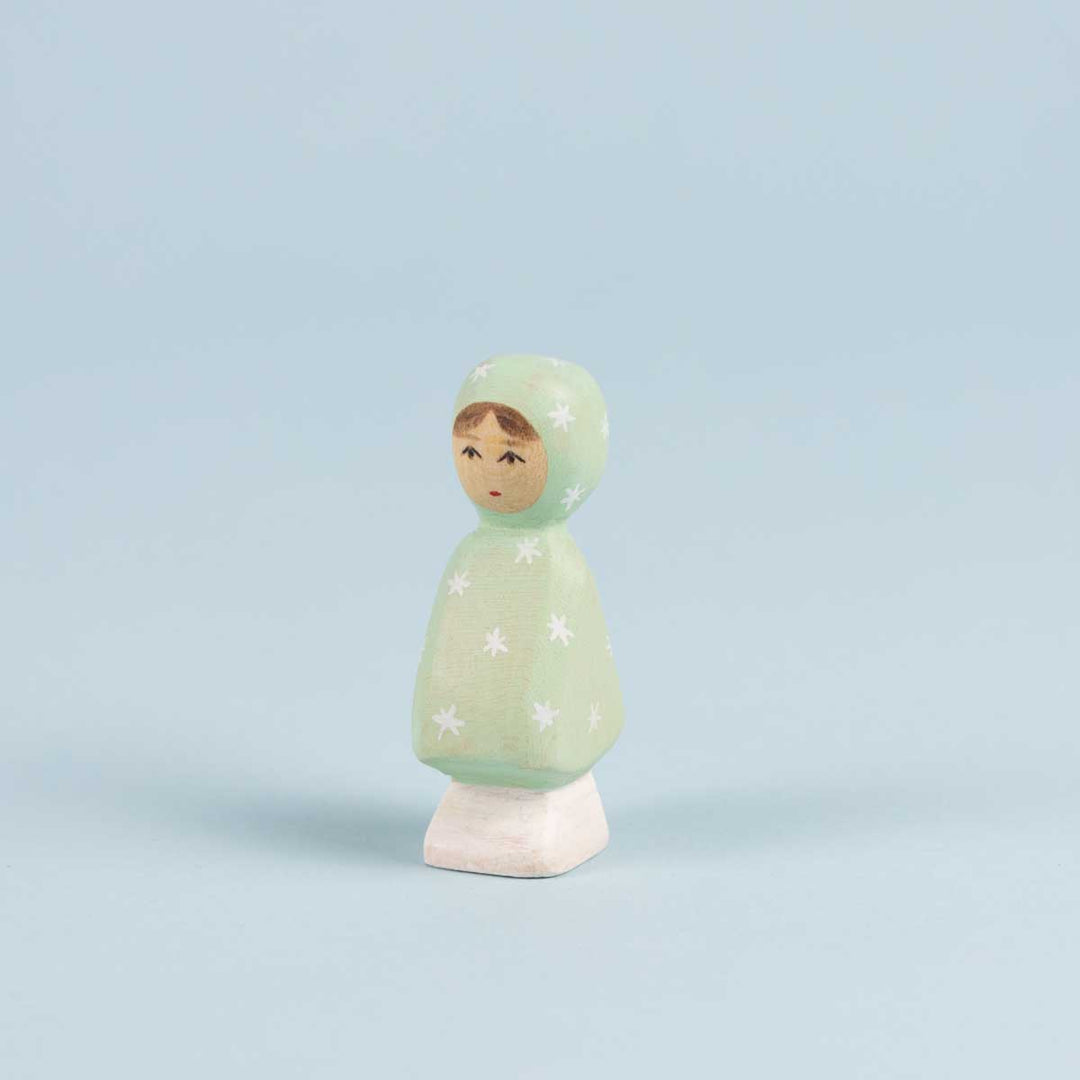 Atelier des Peupliers Wooden Farmer, Standing Baby