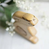 Wooden Bunny Announcement Puzzle, a wooden new-baby keepsake by Tiny Fox Hole (view 4) · view 4