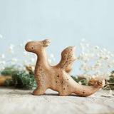 Wooden Baby Dragon, a natural wood animal toy by Tiny Fox Hole, cut and finished by hand from solid wood · view 1