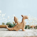 Wooden Baby Dragon, a natural wood animal toy by Tiny Fox Hole (view 2) · view 2