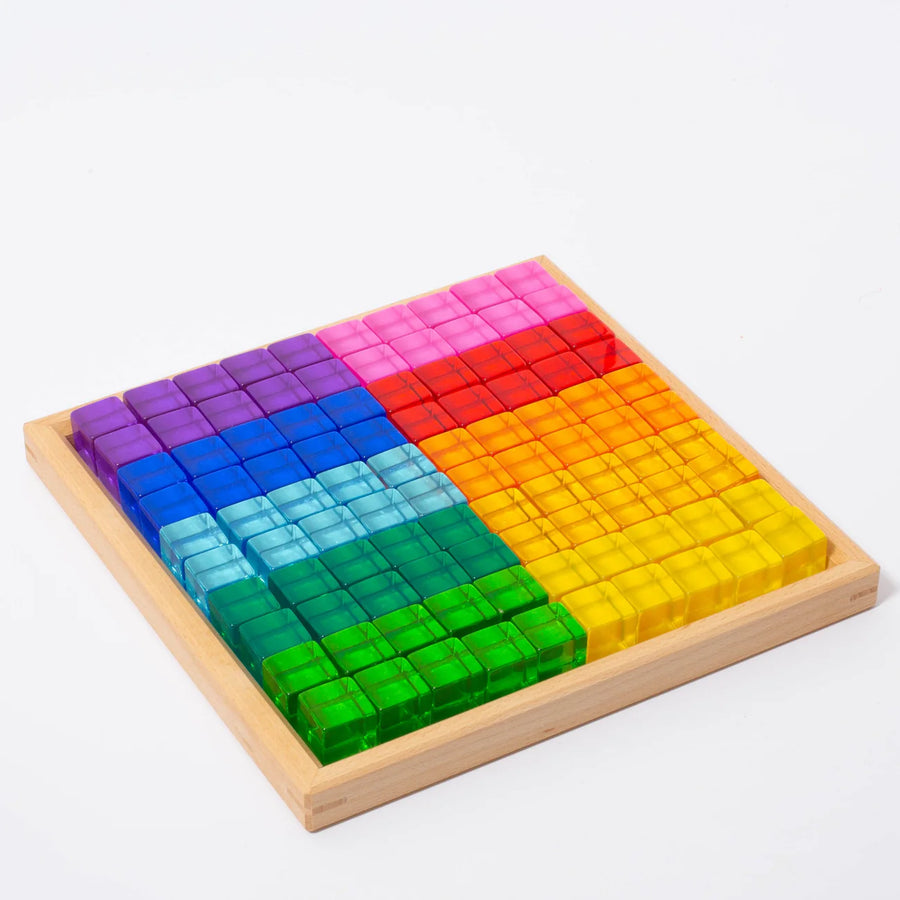 Bauspiel Lucent Cubes, Set of 100, photo 3 of 5
