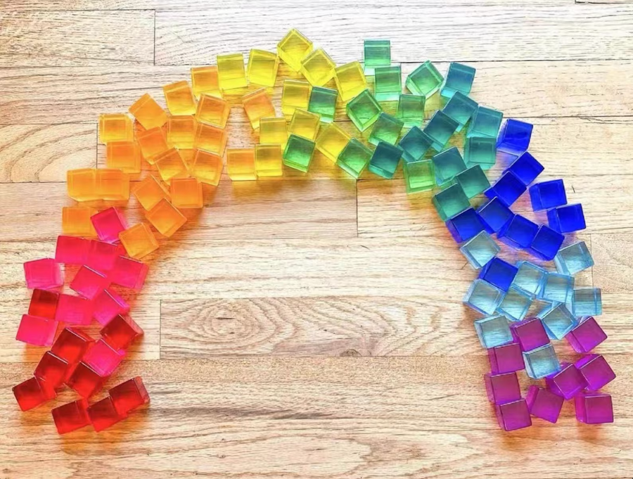 Bauspiel Lucent Cubes, Set of 100, photo 5 of 5