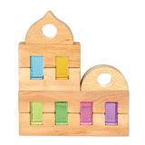 Bauspiel Luminous Blocks, Pastel, 12-Piece Set, in pastel colors, photo 5 of 5 · view 5