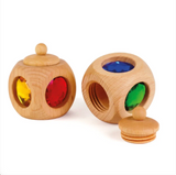 Bauspiel Tooth Fairy Box with its lid off, showing the space inside for a tooth · view 4