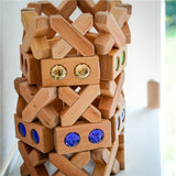 Bauspiel X-Blocks, 48-Piece Set in Wooden Tray, in its wooden tray, photo 5 of 7 · view 5