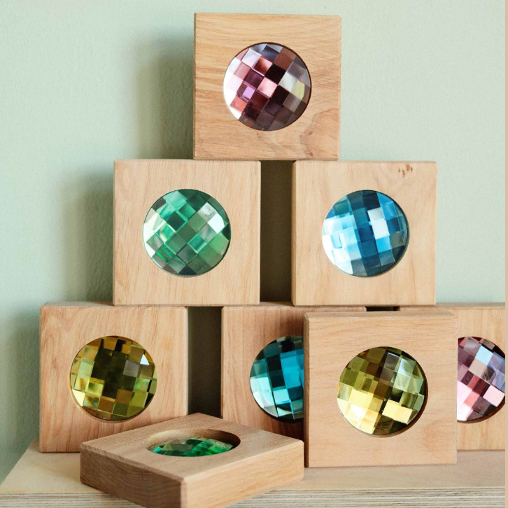 Bauspiel Giant Sparkling Blocks, 8-Piece Set, photo 2 of 3