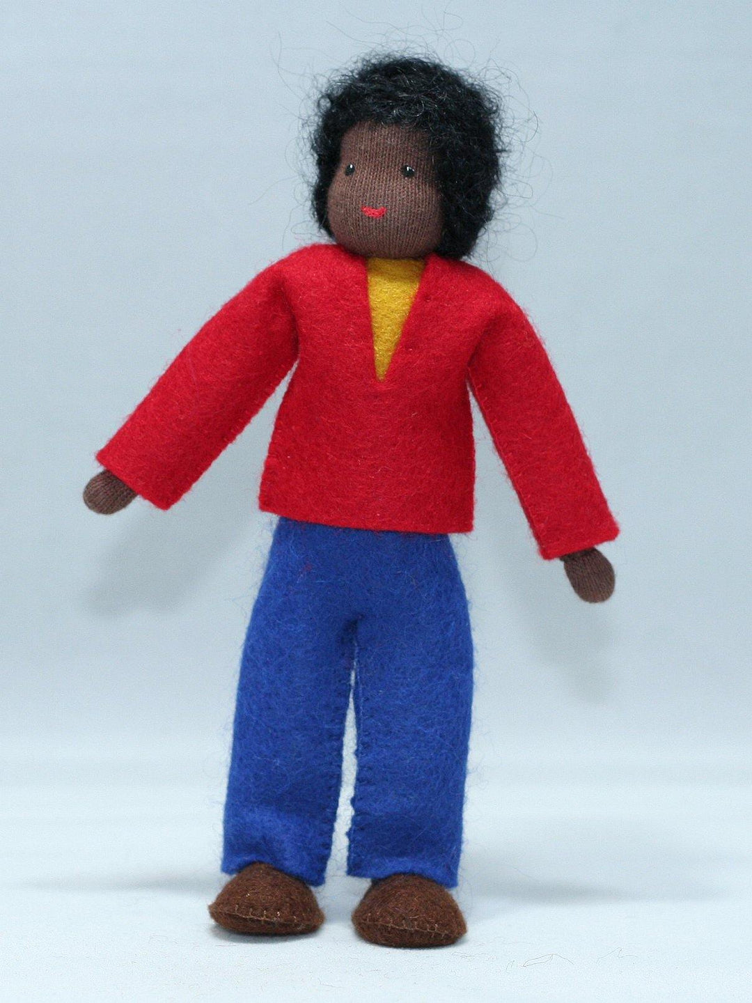 Father Doll, Dark Skin, Black Hair