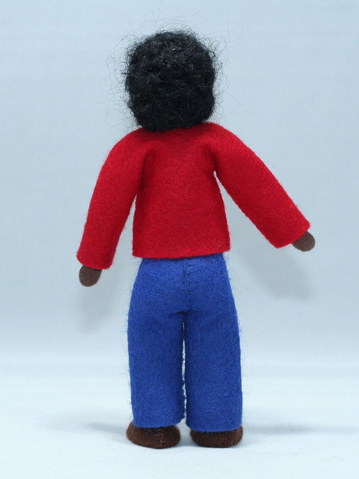 Father Doll, Dark Skin, Black Hair