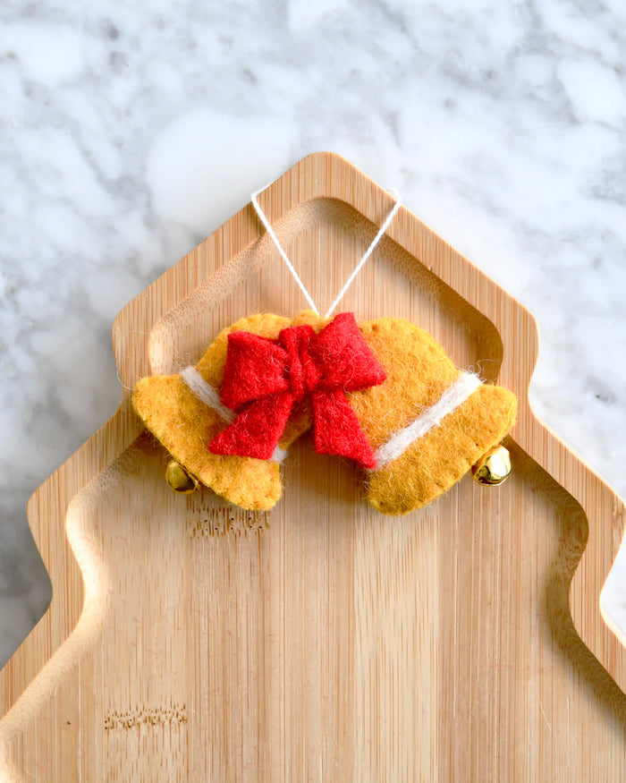 Felt Christmas Bells Ornament