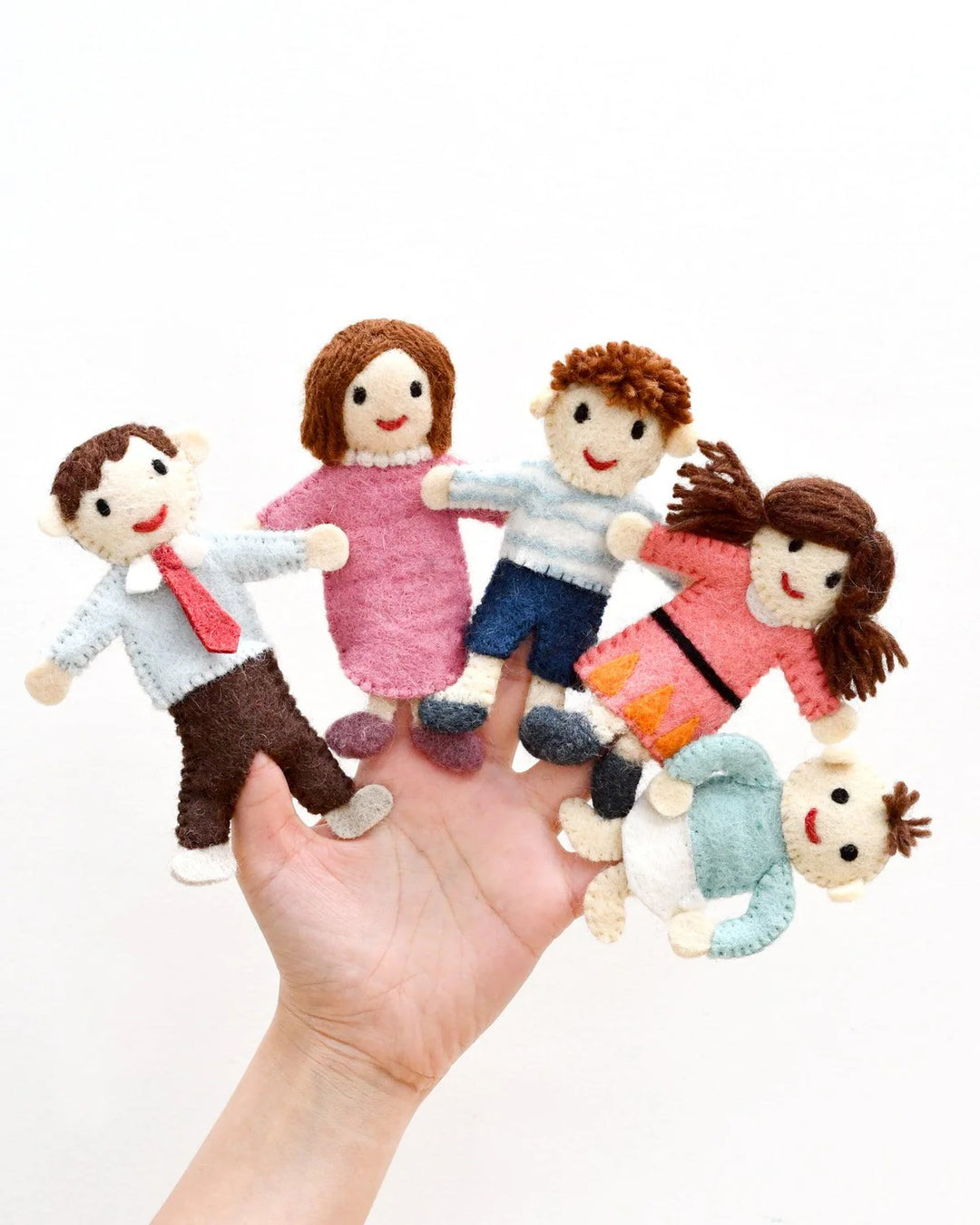 Felt Finger Family Puppet Set
