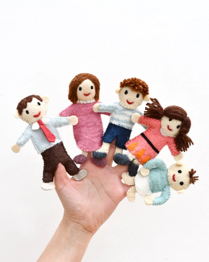 Felt Finger Family Puppet Set
