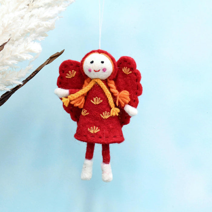 Flower Fairy, Red Dress