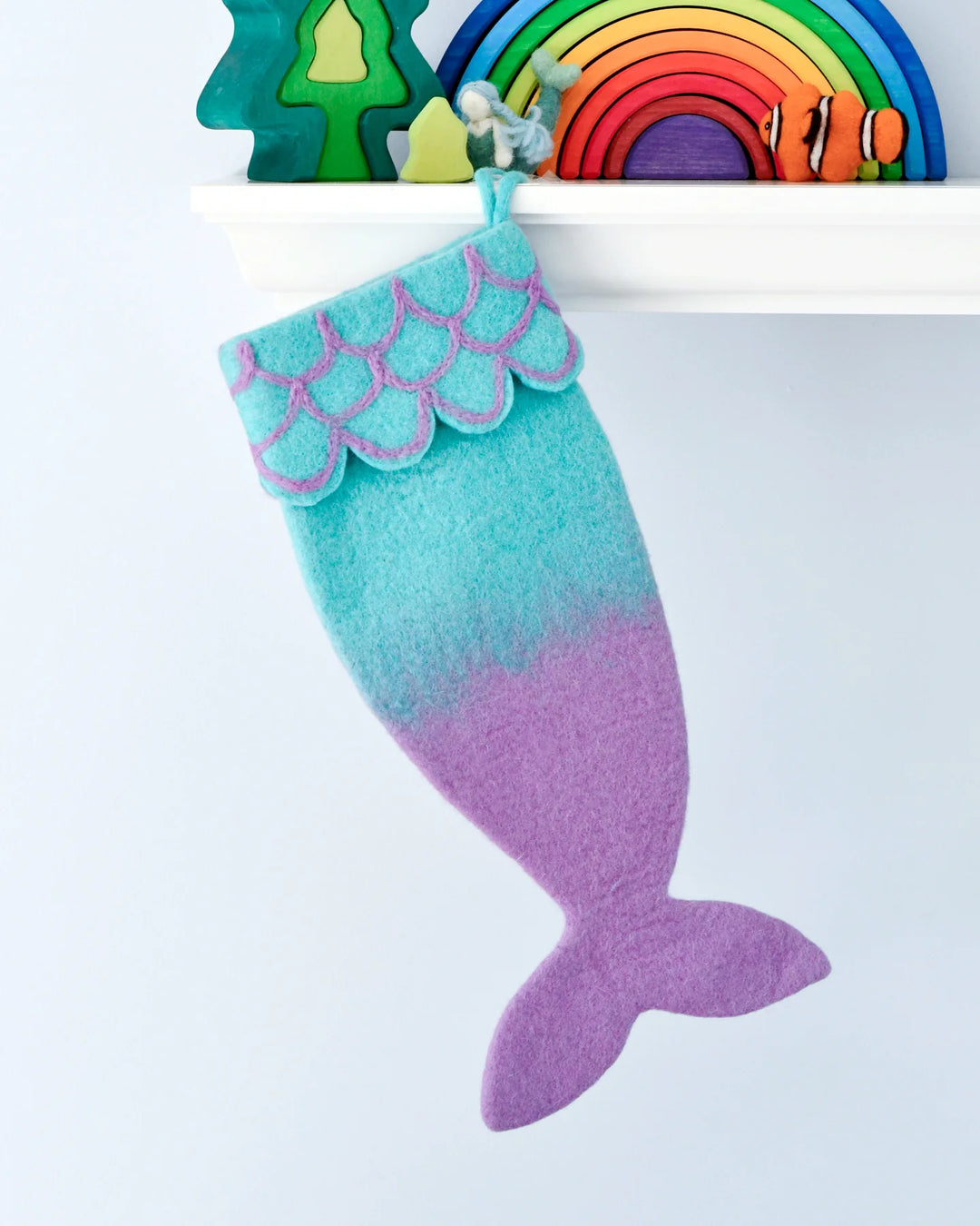 Felt Mermaid Christmas Stocking