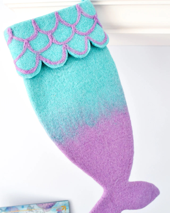 Felt Mermaid Christmas Stocking