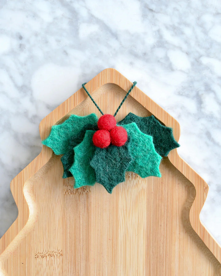 Felt Mistletoe Ornament