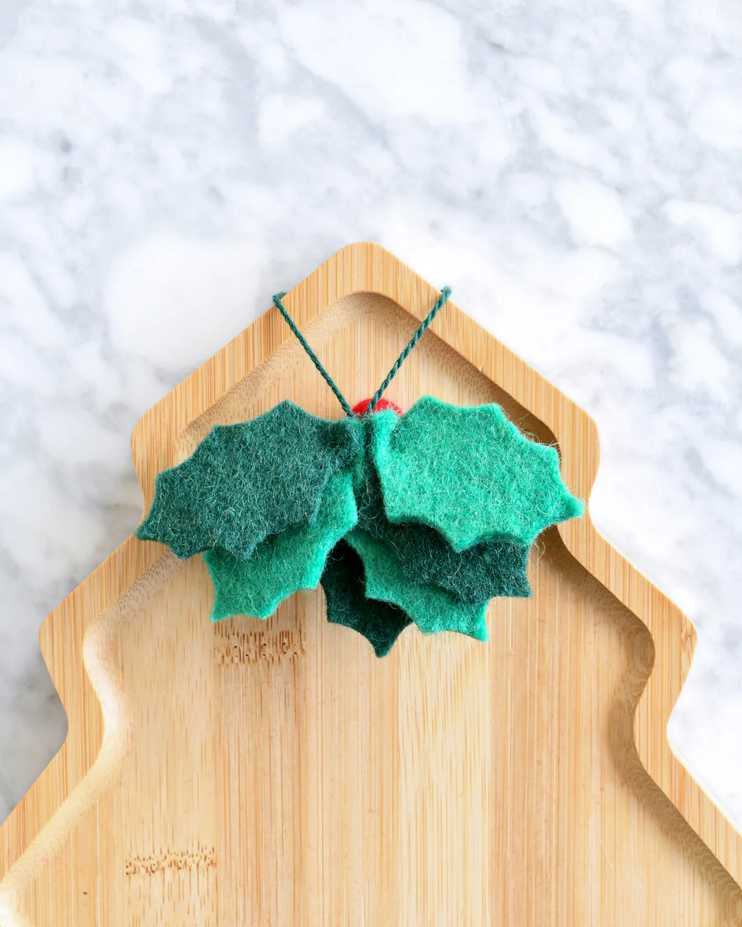 Felt Mistletoe Ornament