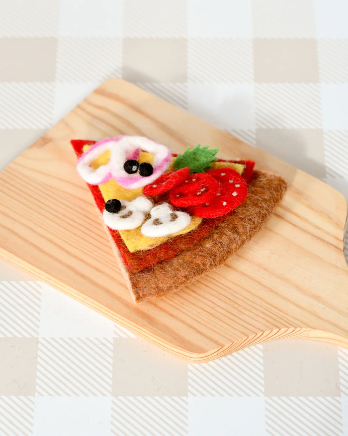 Felt Mushroom Pizza Slice